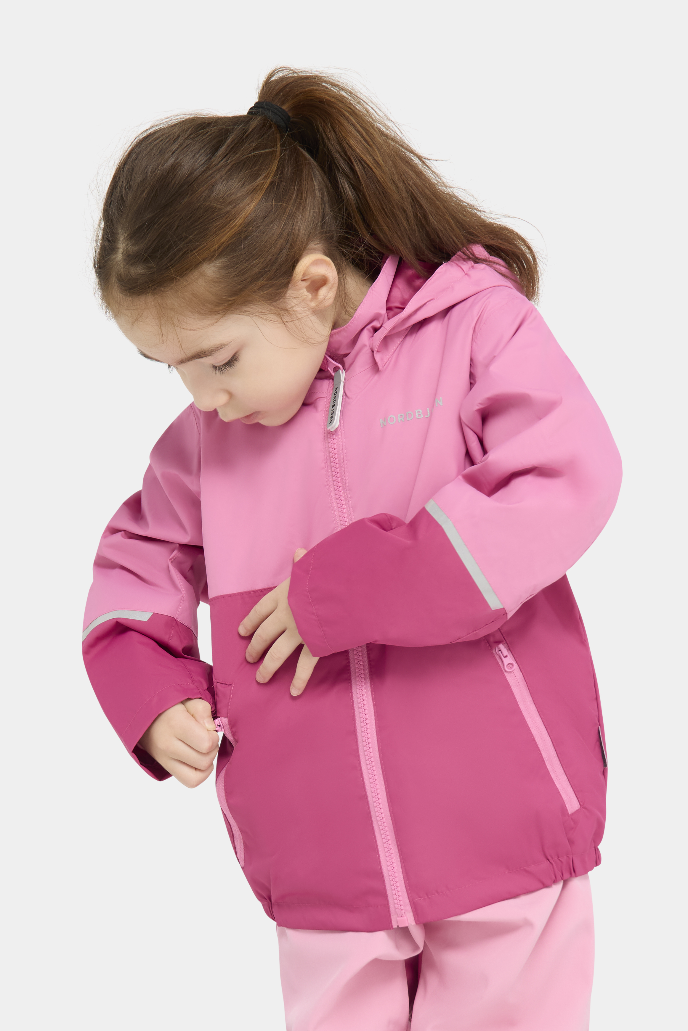 Nordbjörn Viken Skaljakke, Pink, 122-128
