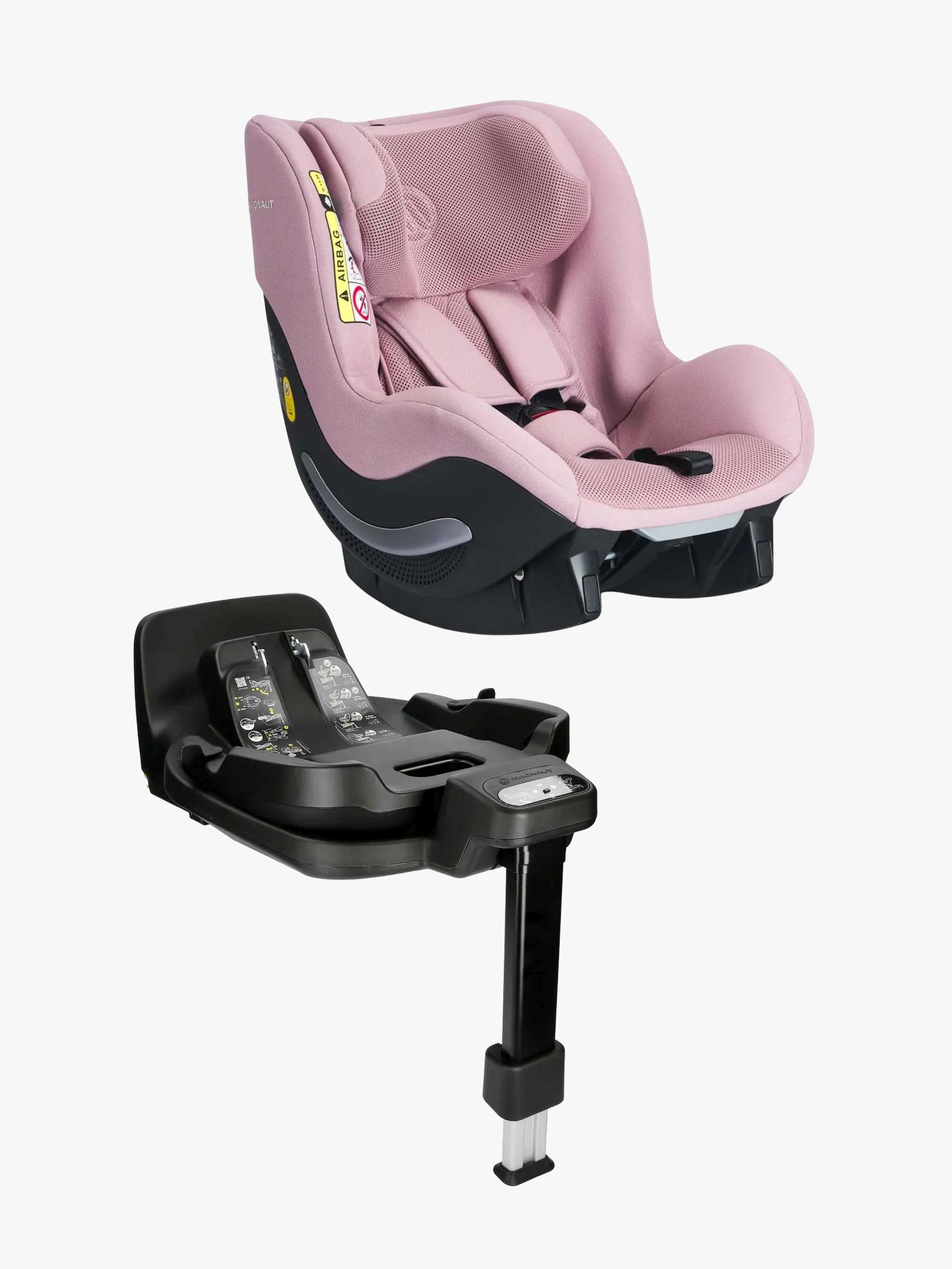 Avionaut AeroFIX AirFlow Bagudvendt Autostol Inkl. IQ Orbit Base, Lyserød
