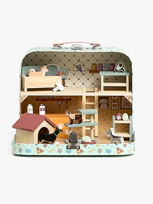 Alice & Fox Kuffert Dukkehus, Blå