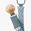 BIBS Suttesnor Pacifier Braid, Petrol/Baby Blue