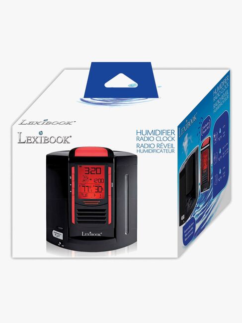 Lexibook Luftfugter Vækkeur, Black/Red