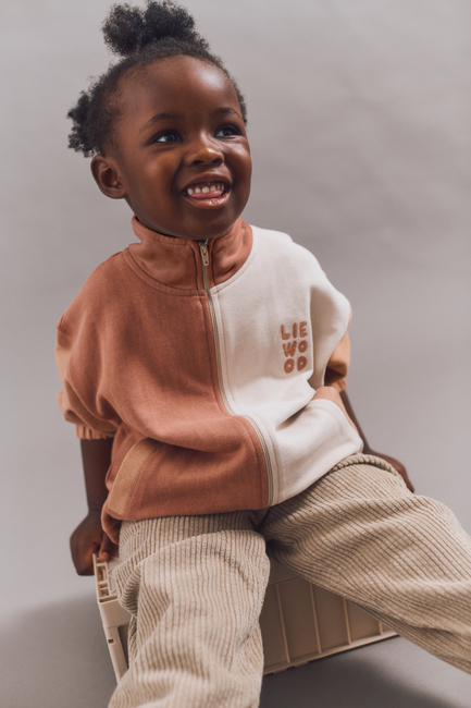 LIEWOOD Cassius Zip Trøje, Tuscany Rose Multi Mix