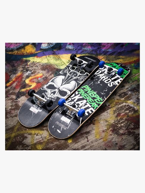 Pinepeak Skateboard, Blå/Grøn