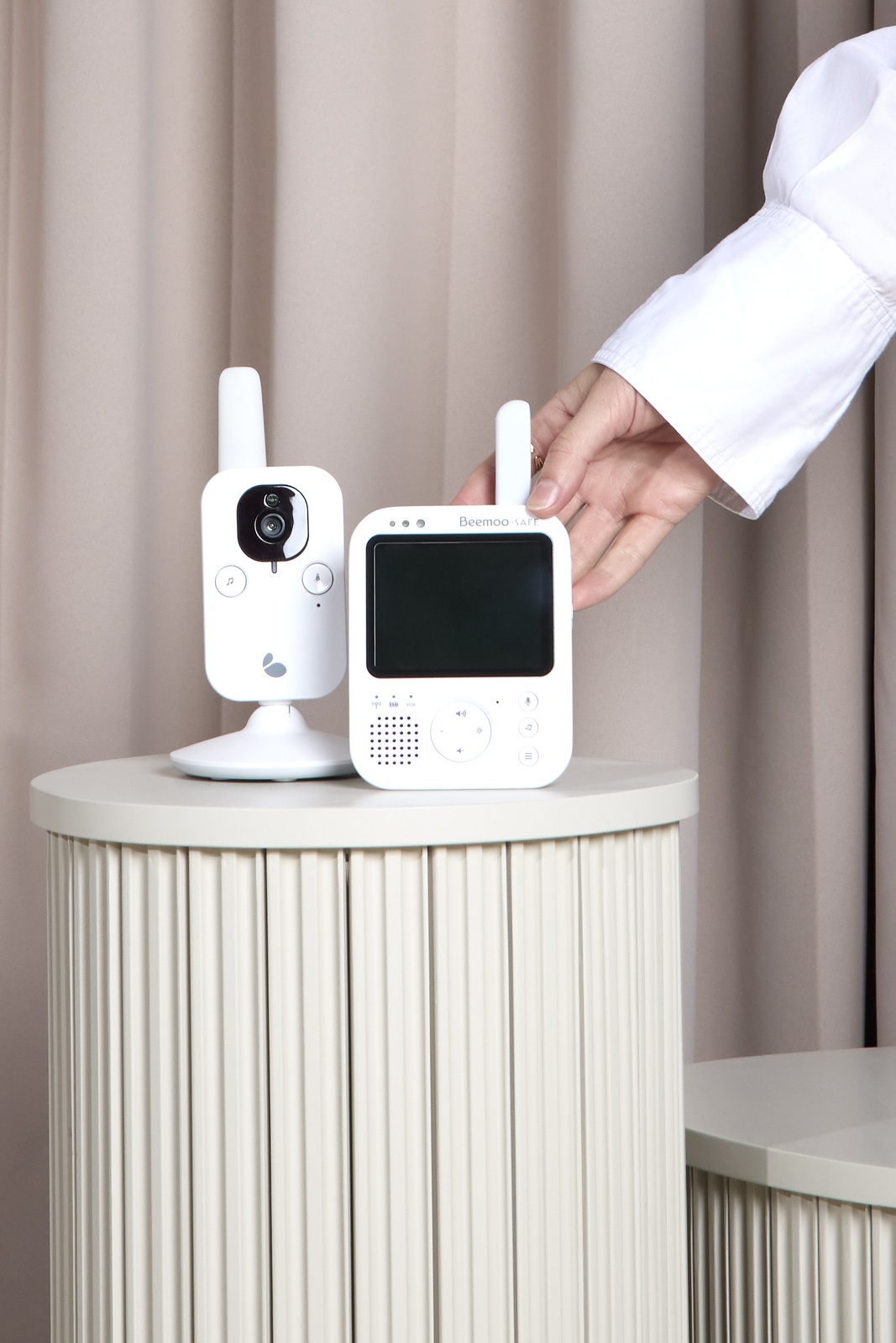 Beemoo SAFE VM2610 Video Babyalarm, Hvid