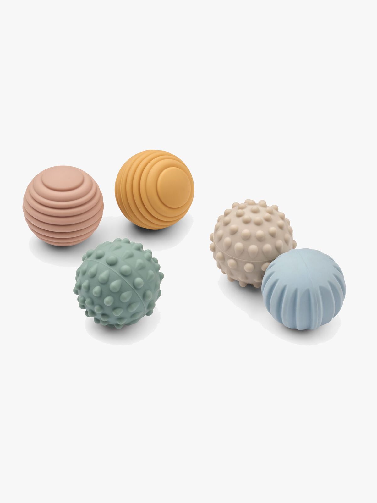 LIEWOOD Dorian Baby Sensory Aktivitetsbold, Beach blue/Multi Mix