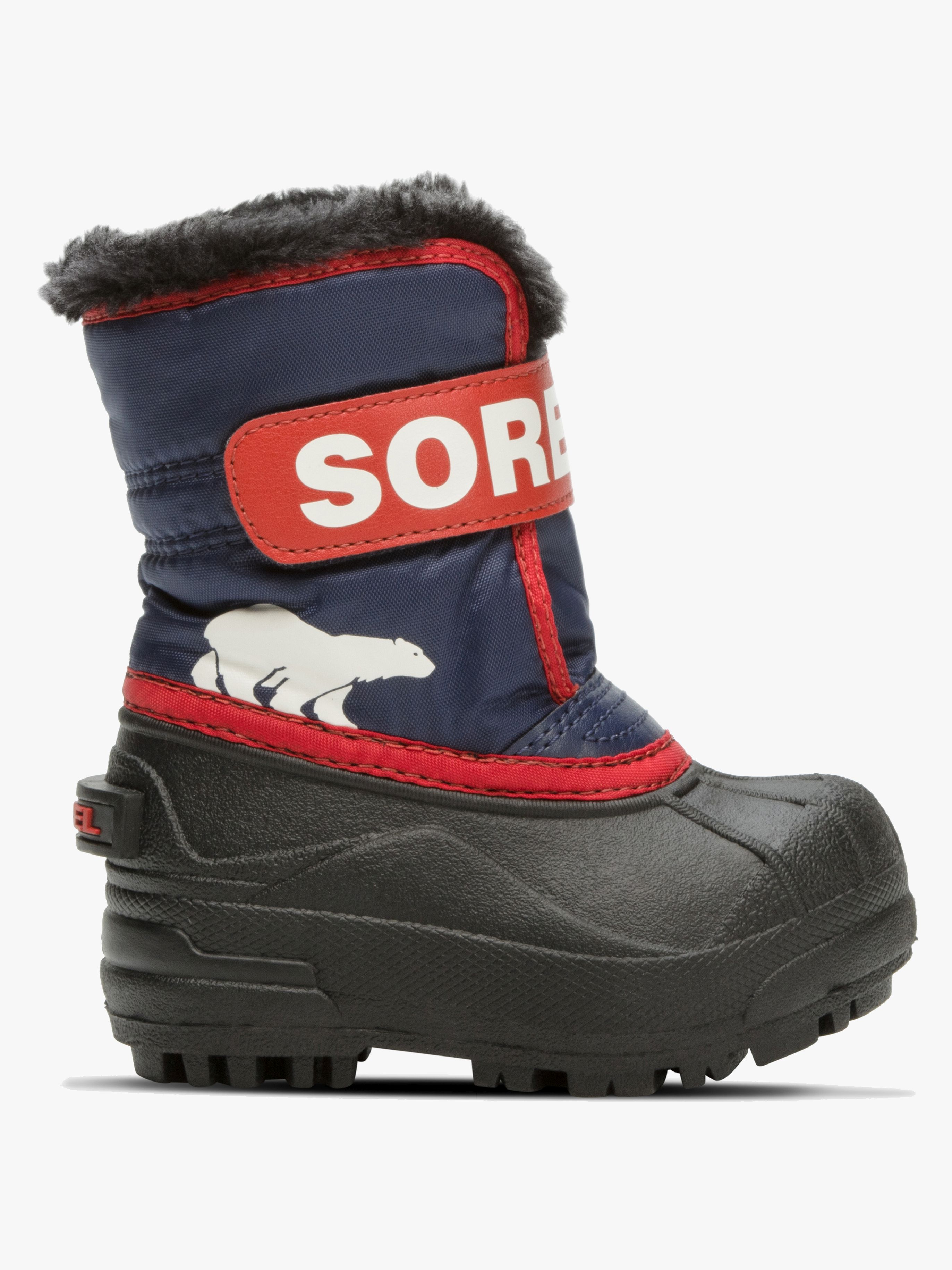 Sorel Toddler Snow Commander Vinterstøvler, Nocturnal/Sail Red, 22