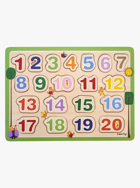 Barbo Toys Wacky Wonders Træpuslespil Tal 20 Dele