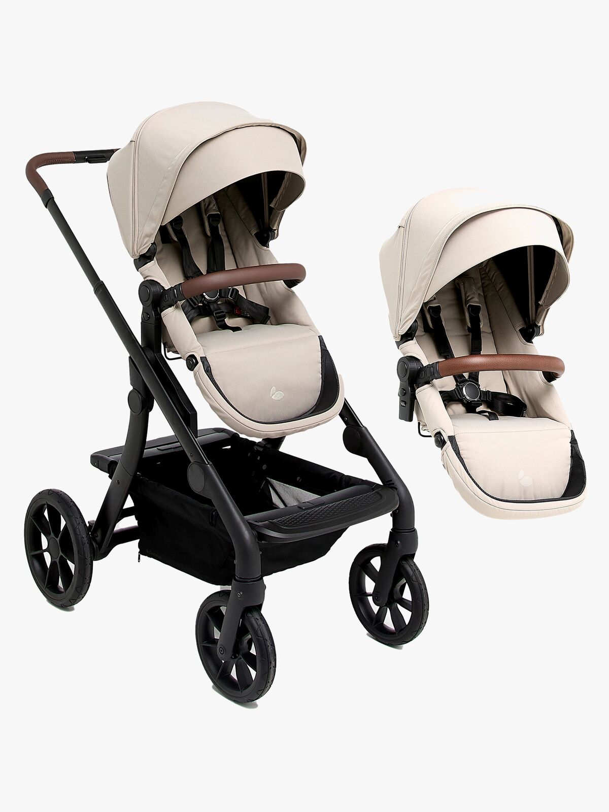 Beemoo Pro Max Søskendevogn, Latte Beige