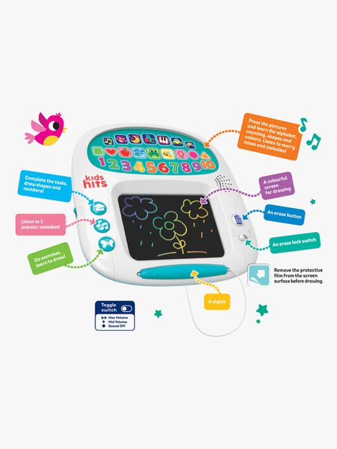 Kids Hits Aktivitetsbræt Talking Doodle Board First Knowledge