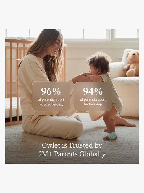 Owlet Dream Duo All-in-One Smart Babymonitor System (3rd Gen), Dusty Rose