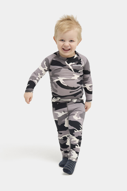 Nordbjørn Verbier Skiundertøj Bamboo, Camo Black
