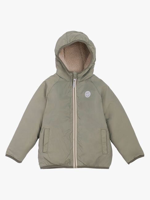 Viking Play  Vendbar Fleecetrøje, Olive