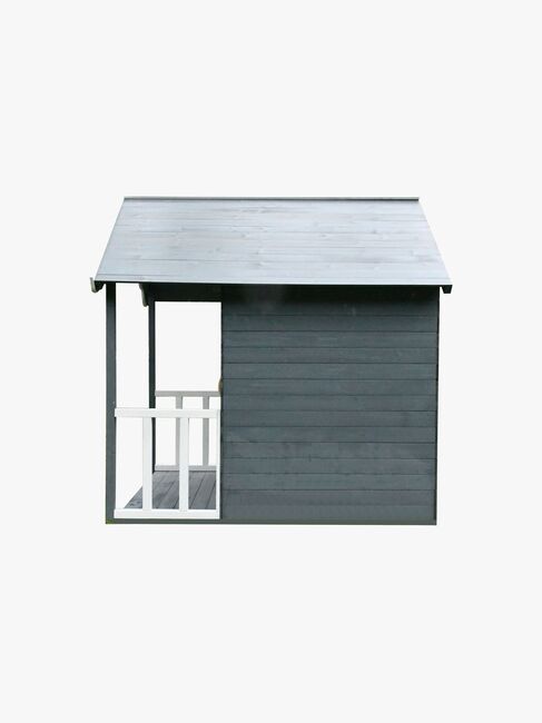 Woodlii Legehus, Grå/Hvid