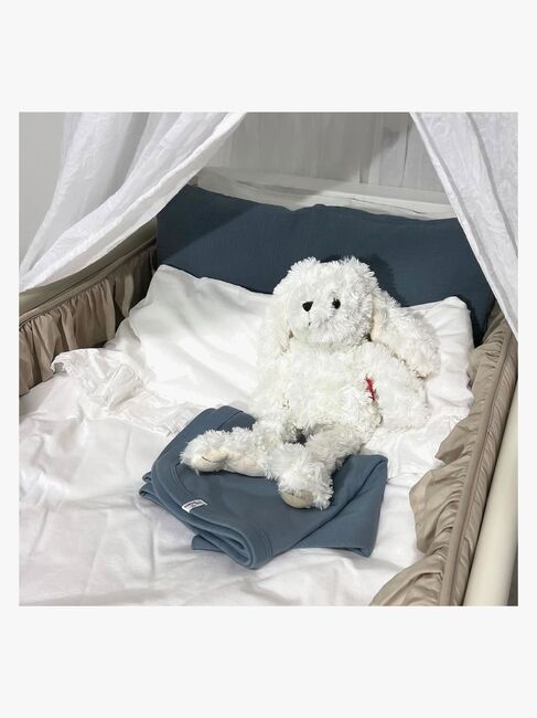 Mini Dreams Frill Sengesæt 100x130, Hvid