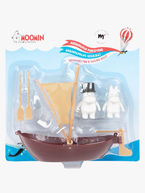 Mumitroldene Muminfars Sejlbåd med 2 Figurer