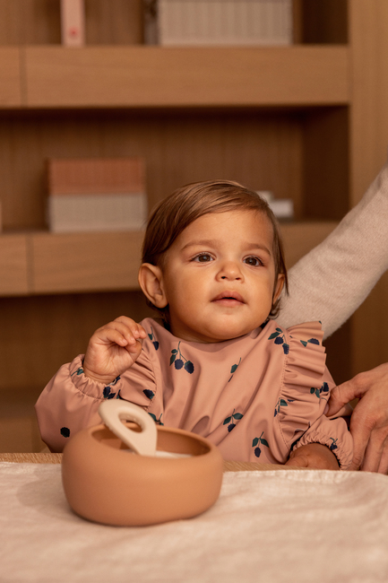 LIEWOOD Sparia Skål & Ske Sæt, Tuscany rose/Apple blossom