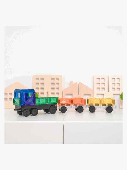Connetix Magnetiske Byggeklodser Rainbow Transport 50 Dele