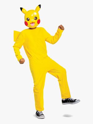 Pokémon Kostume med Maske Pikachu