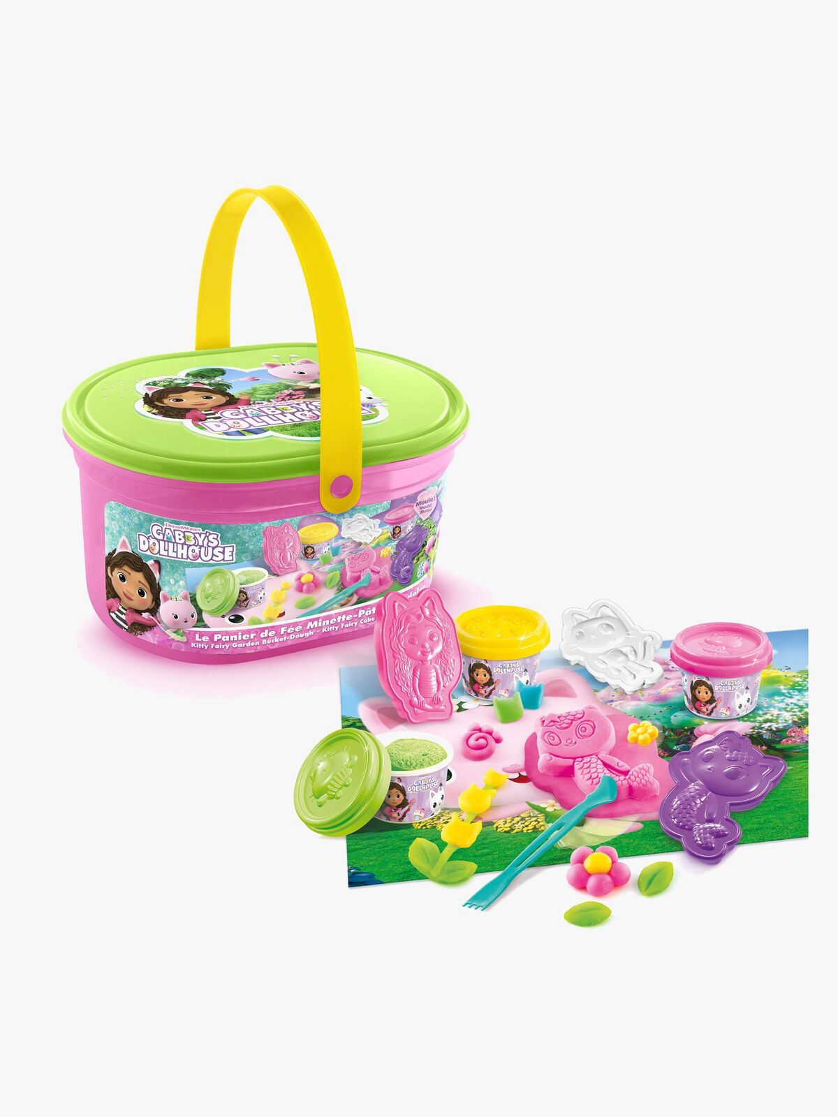 Gabby's Dollhouse Kitty Fairy Garden Bucket Kreasæt