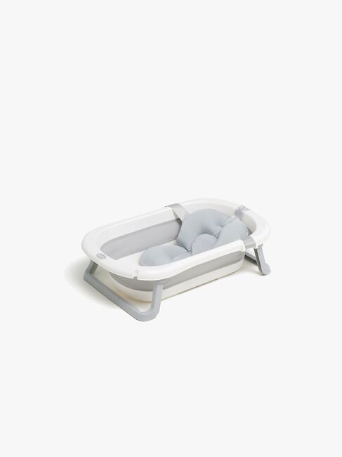 Beemoo CARE Assist Badekar inkl. Badestøtte og Badekarstativ, White/Grey