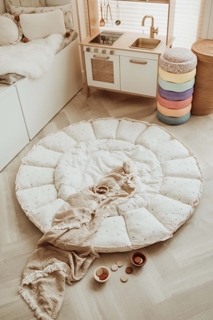 Play&Go Organic Bloom Legetæppe, Moon