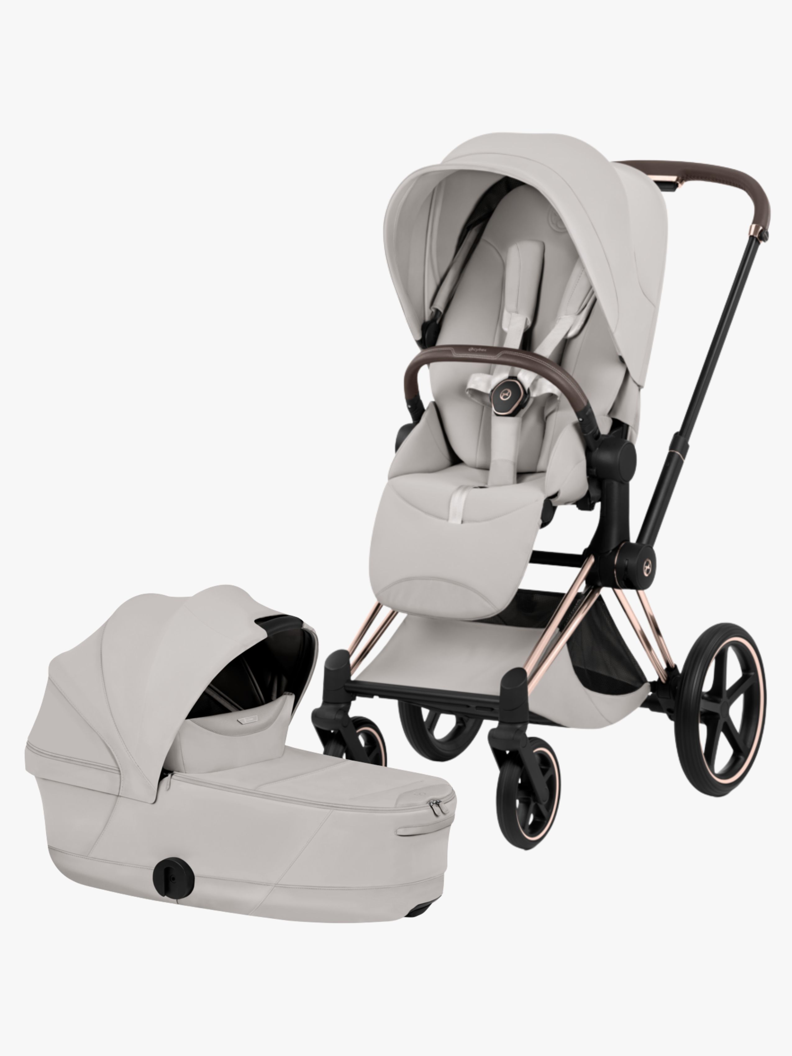 Cybex PRIAM Style Duovogn, Rosegold/City Grey