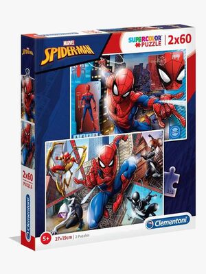 Marvel Spider-Man Puslespil 2x60 Brikker