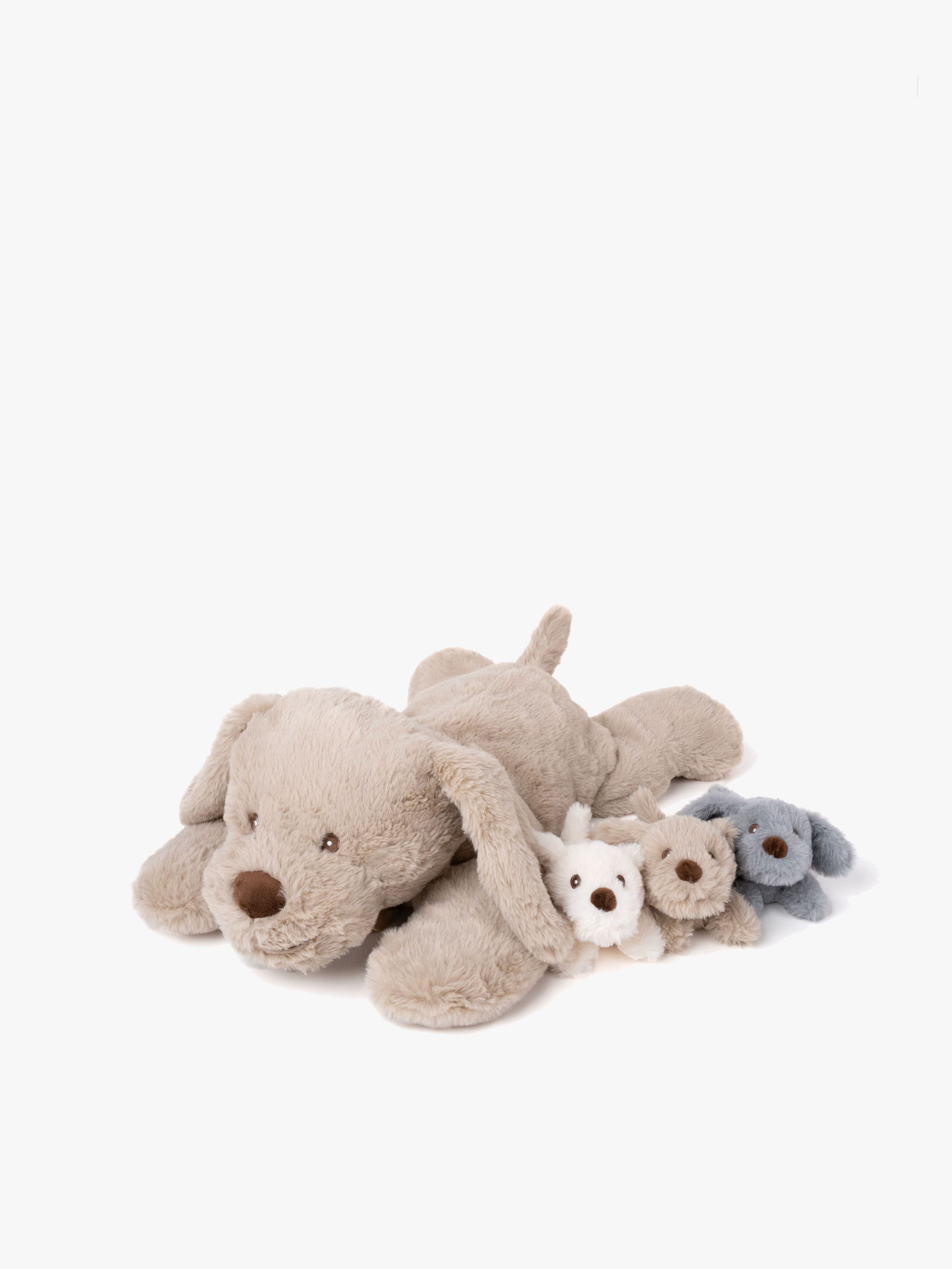 Teddykompaniet Bamse Hund med Hundehvalpe