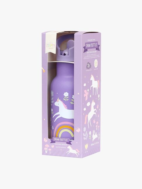 A Little Lovely Company Stainless steel Drikkedunk, Unicorn dreams