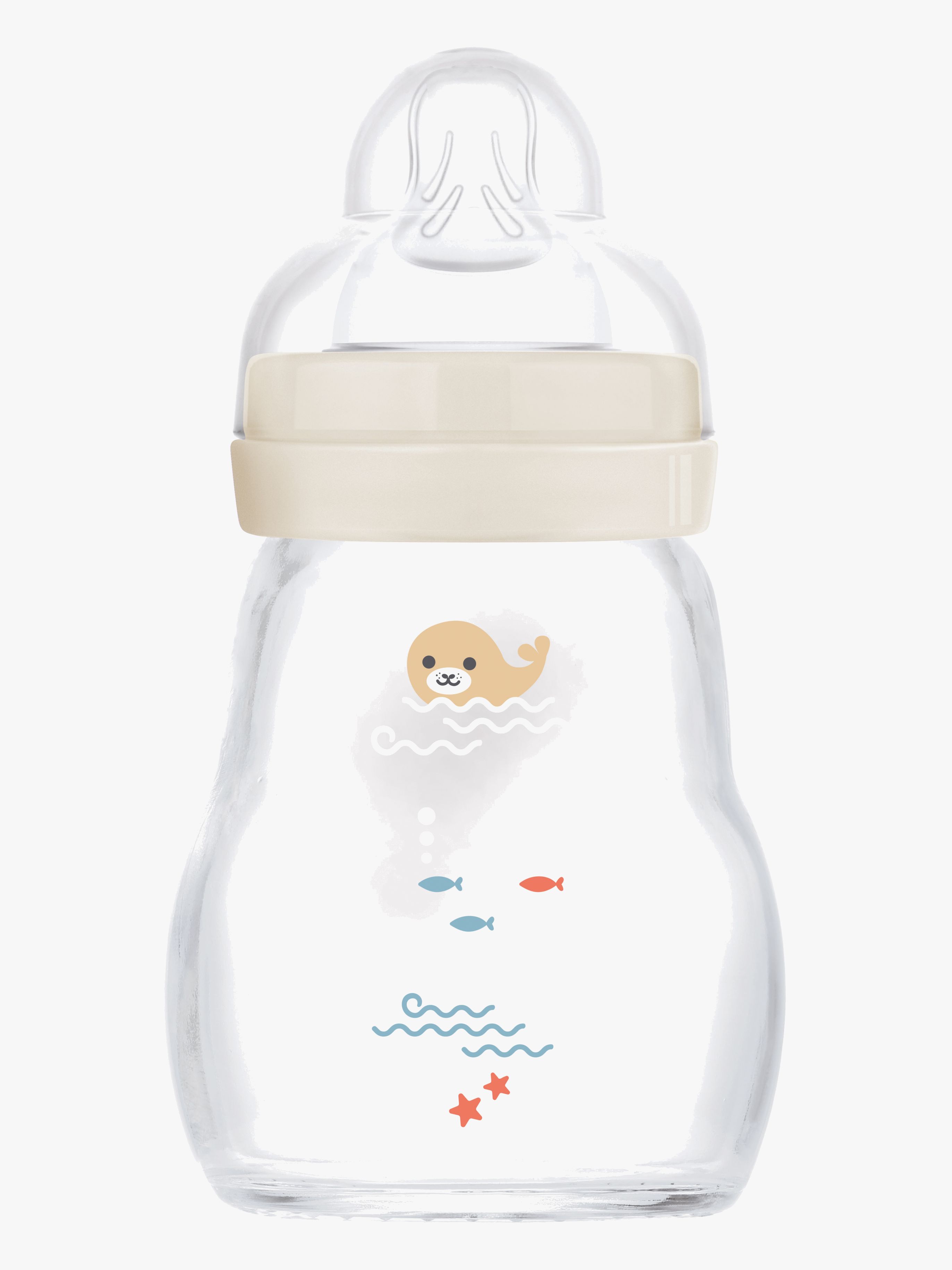 MAM Feel Good Sutteflaske Glas 170 ml, Neutral
