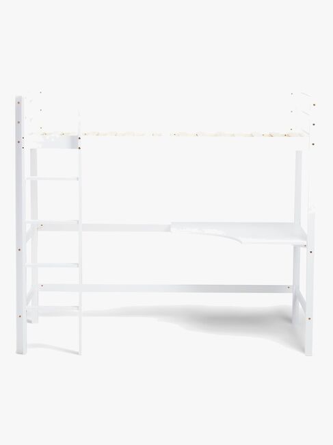 JLY SOFIA Højseng m. Skrivebord 90x190, Hvid