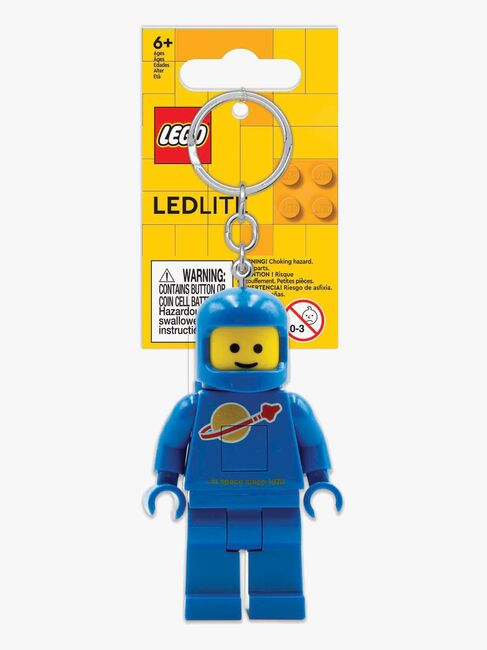 LEGO® Ikonisk Astronaut Nøglering med LED-lys, Blå