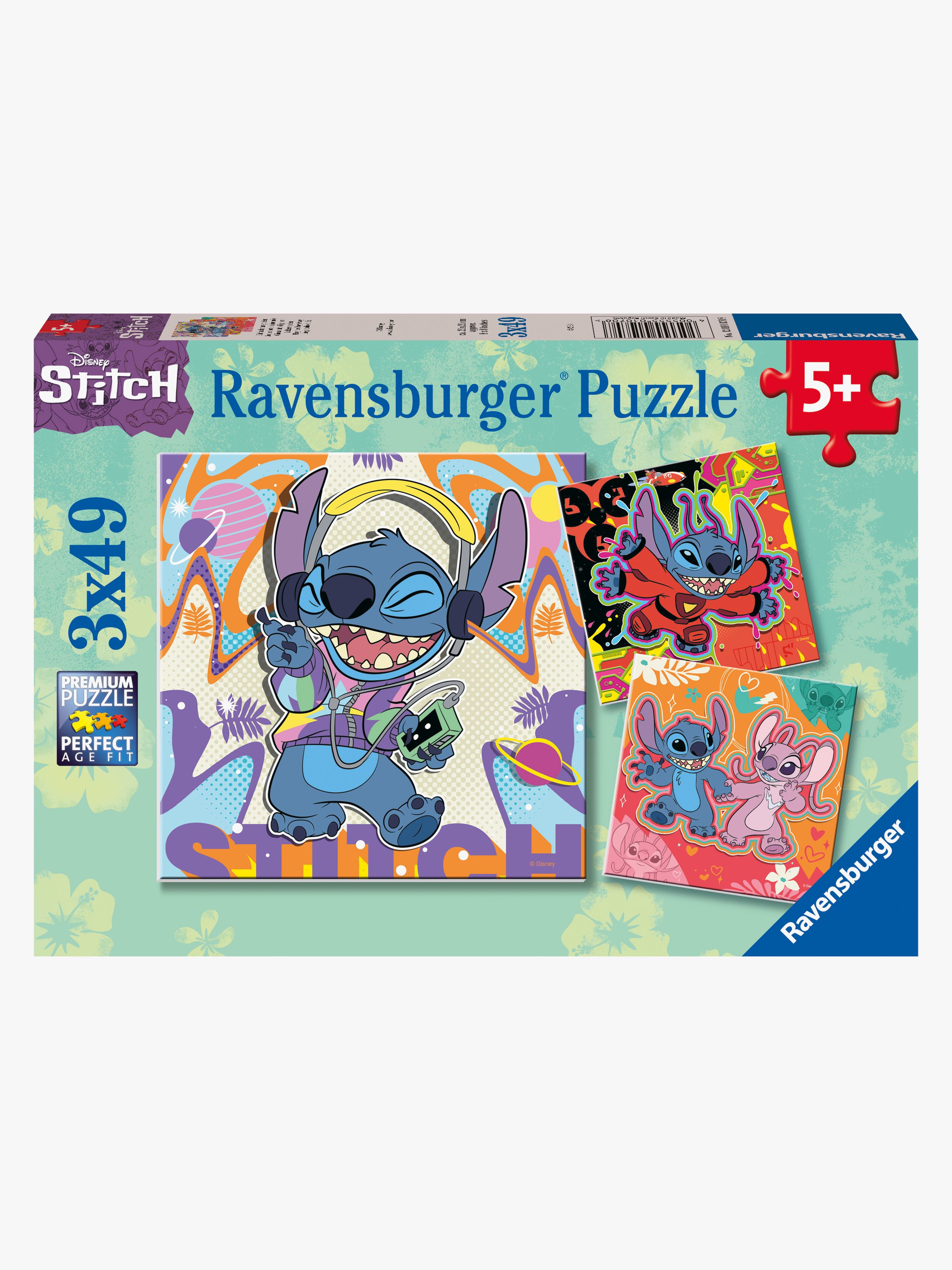 Ravensburger Disney Stitch Puslespil 3x49 Brikker