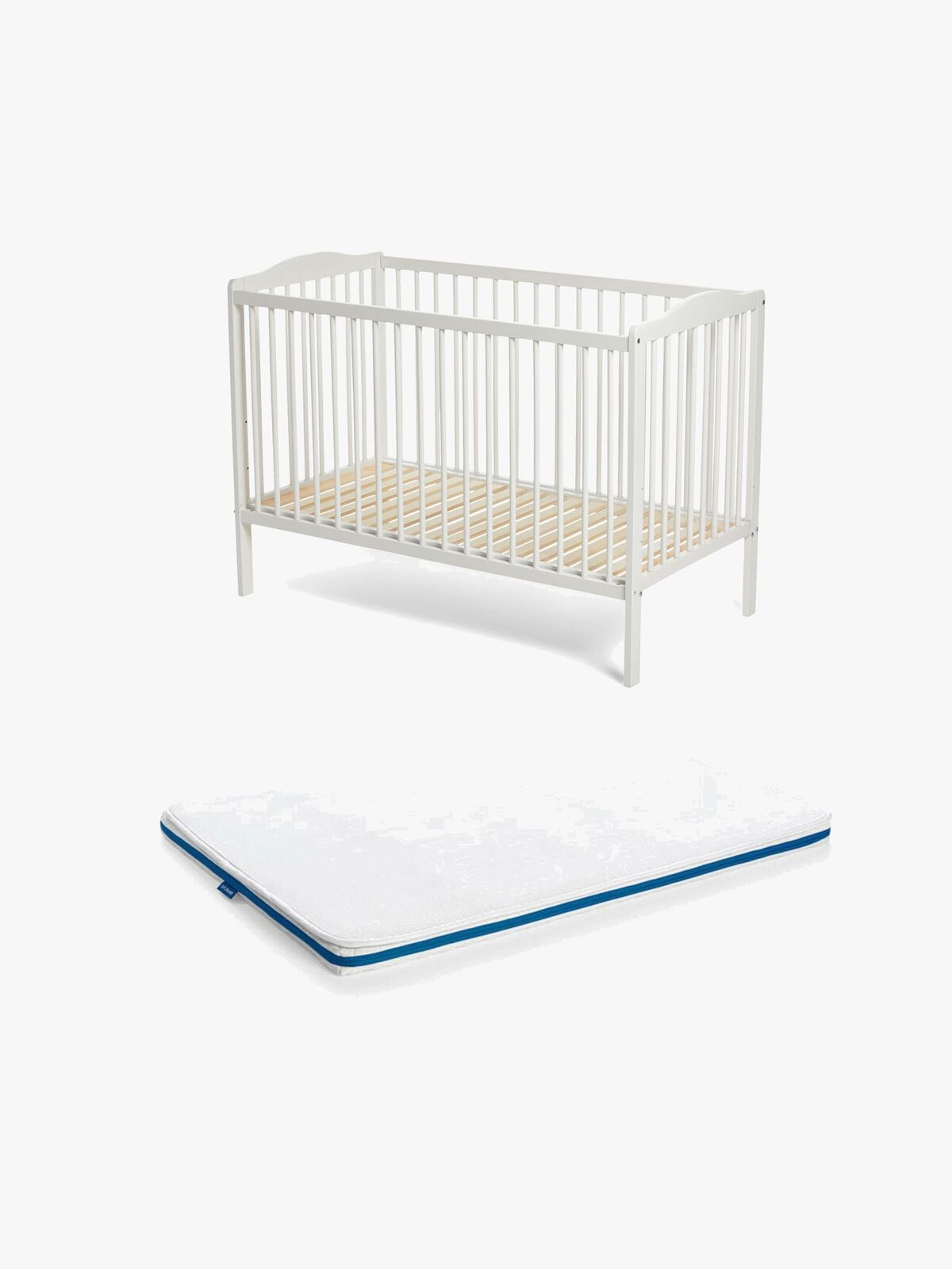 JLY MAJA Dream Tremmeseng inkl 3D-madras 60x120, Hvid