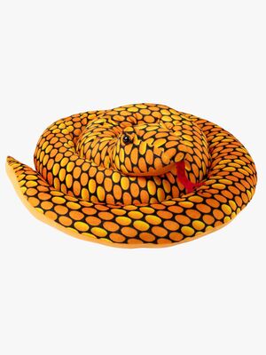 Teddykompaniet Bamse Slange 200 cm, Orange