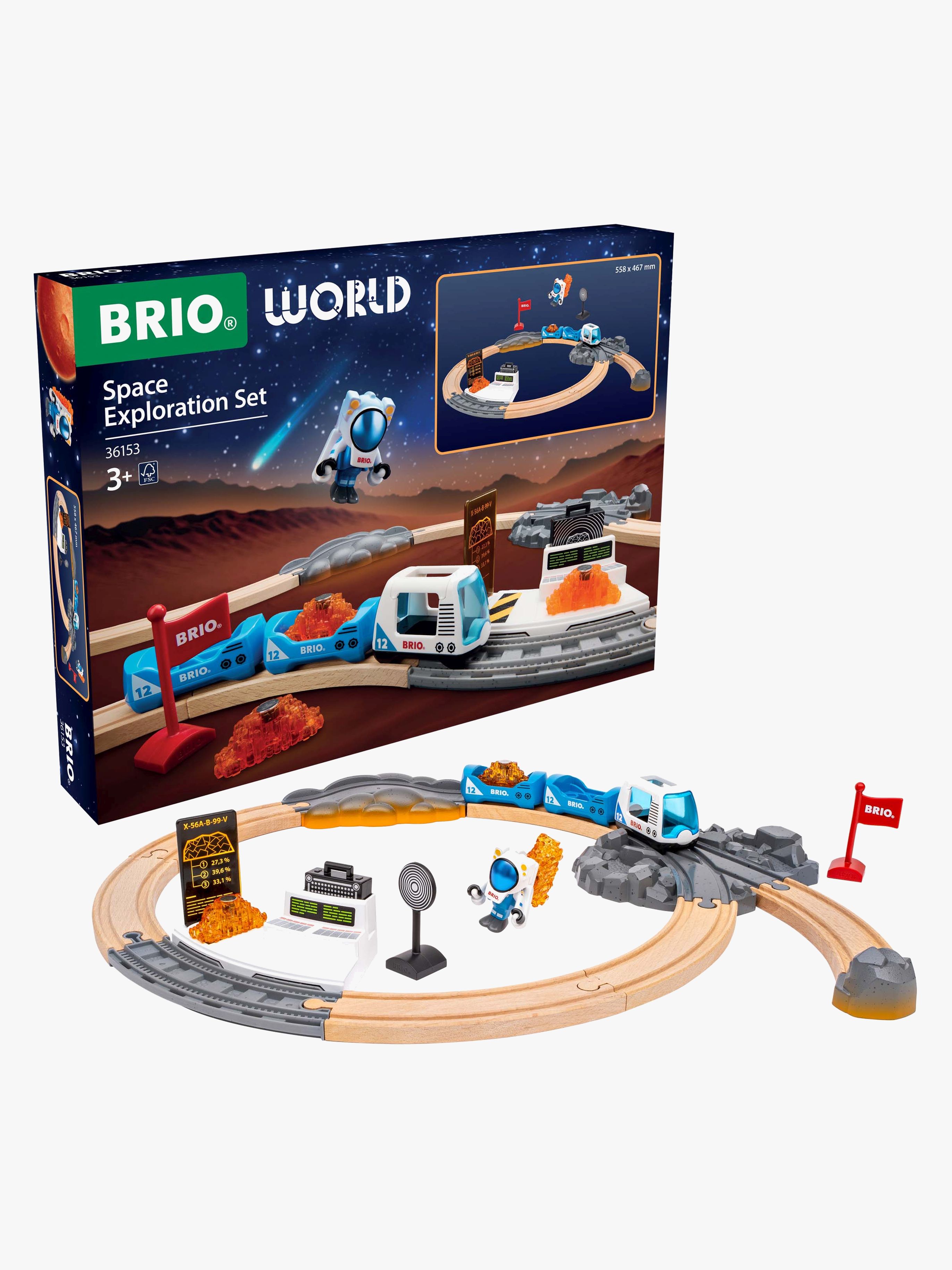 BRIO Space Udforskningsset 23 Dele, Flerfarvet