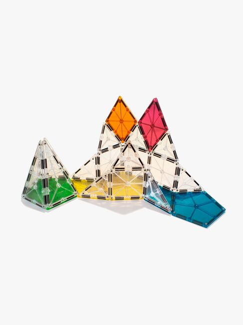 MAGNA-TILES Clear Colors Polygon Udvidelsessæt 8 Dele