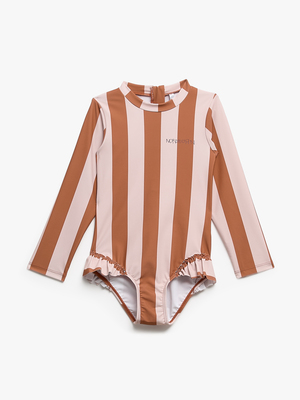 Nordbjörn Sandsjön UV-Badedragt, Pink Stribet