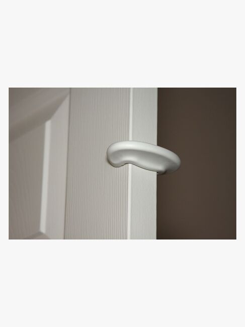 Safe & Care Dørstopper med Opbevaringsplads, Hvid