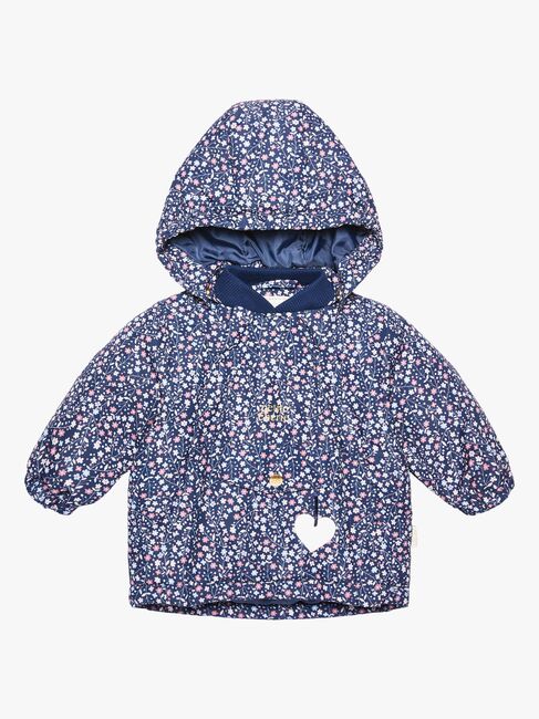 Petite Chérie Atelier Lola Jakke, Navy Small Flower