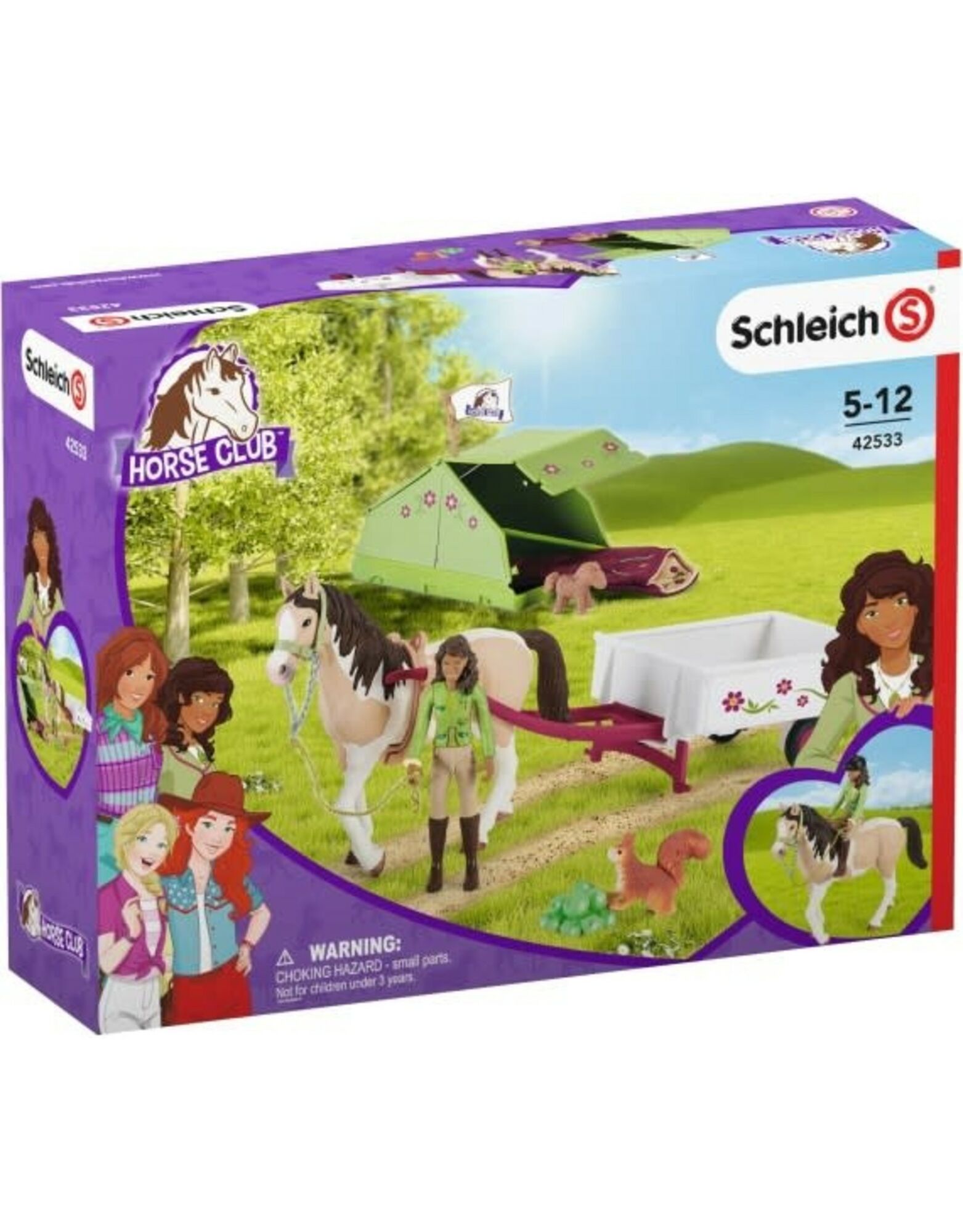 Schleich Hesteklub Sarahs Lejr