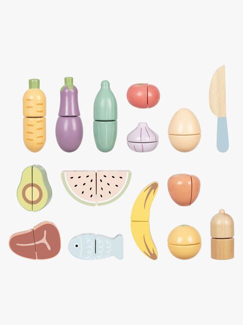 Tooky Toy Cutting Spisesæt, Grøn