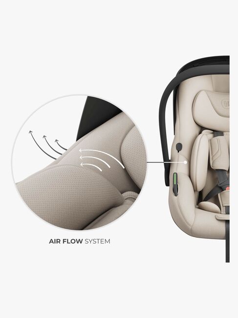 Kinderkraft I-LITE Autostol Baby inkl. ENDURA SAFE FX Base, Beige