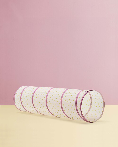 Kid's Concept Legetunnel Plettet, Pink
