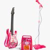 Cloudberry Castle Legetøjsguitar med Mikrofon & Højttaler, Pink