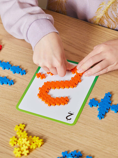 Plus-Plus ABC & 123 Opbevaringskasse 2000 Dele