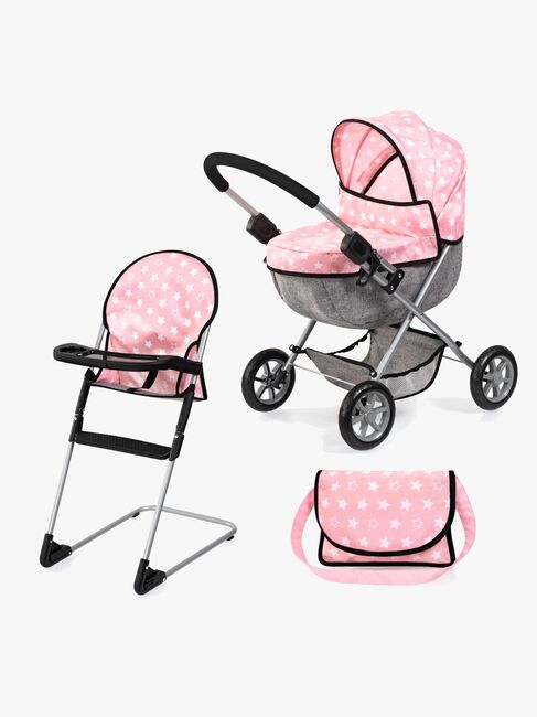 Bayer Design Dukkevogn Cosy Sæt, Soft Pink