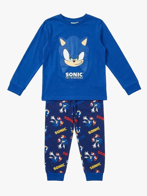 Sonic Pyjamas Sæt, Blå 2900003619-56-4656_1.jpg