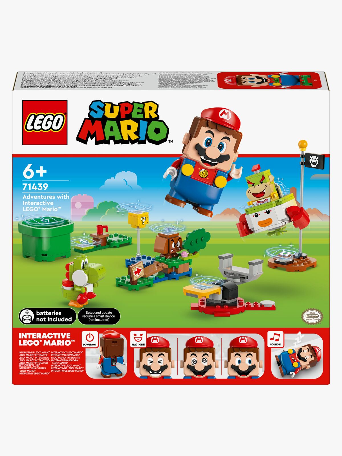 LEGO Super Mario 71439 Eventyr med interaktiv LEGO Mario