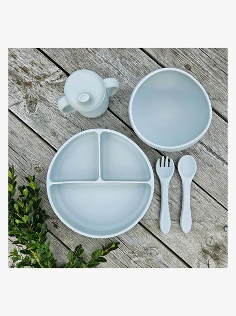 Summerville Spisesæt 5 Dele, Silver Grey